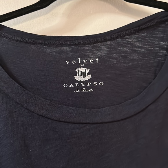 Calypso Navy T-Shirt - Picture 2 of 4